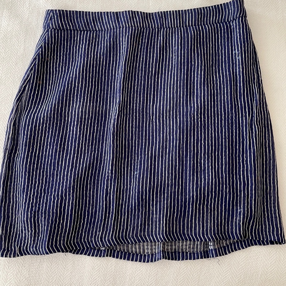 Joie striped subtle sequin miniskirt